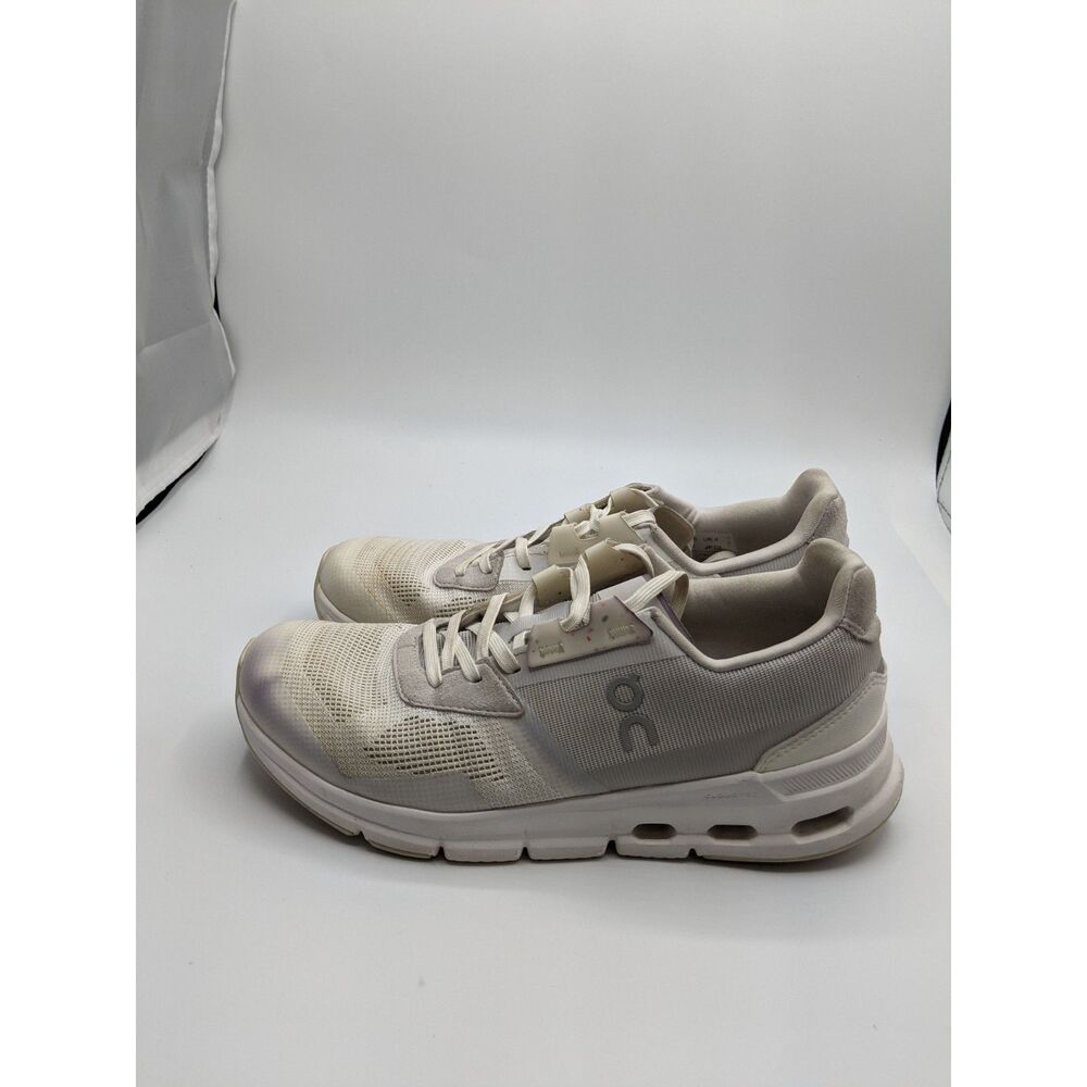 On Women's Cloudrift Sneakers, Undyed White | Frost, 6 Medium US